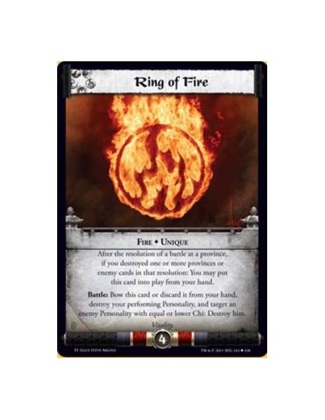 Ring of Fire  - Fire • UniqueAfter the resolution of a battle at a province, if you destroyed one or more provinces or enemy car