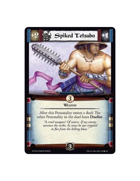 Spiked Tetsubo  - WeaponAfter this Personality enters a duel: The other Personality in the duel loses Duelist.