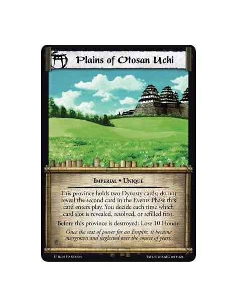 Plains of Otosan Uchi  - Imperial • UniqueThis province holds two Dynasty cards;do not reveal the second card in the Events Phas