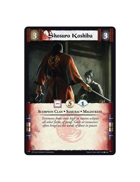 Shosuro Koshiba  - Scorpion Clan • Samurai • Magistrate