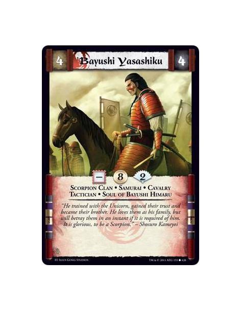 Bayushi Yasashiku  - Scorpion Clan • Samurai • Cavalry • Tactician • Soul of Bayushi Himaru