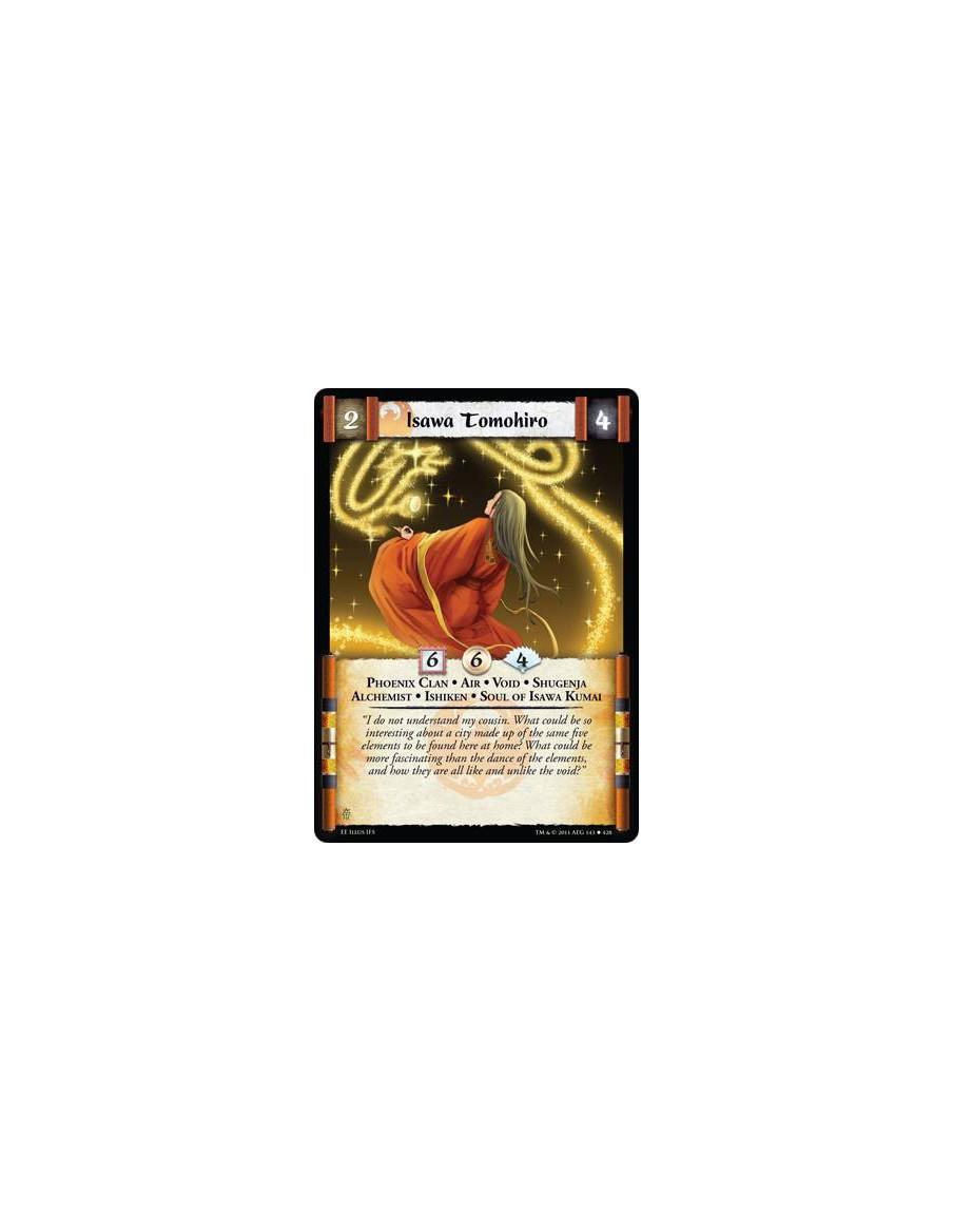 Isawa Tomohiro  - Phoenix Clan • Air • Void • Shugenja • Alchemistt • Ishiken • Soul of Isawa Kumai