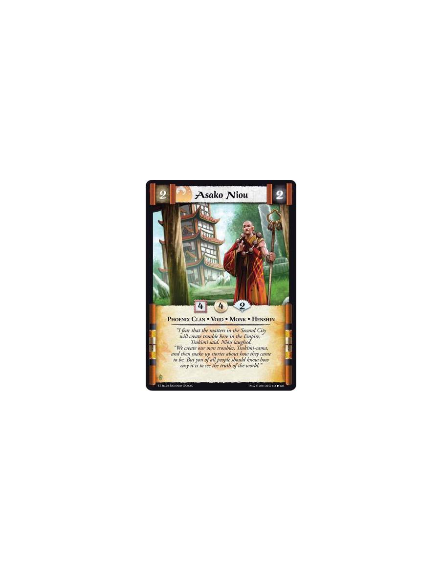 Asako Niou  - Phoenix Clan • Void • Monk • Henshin