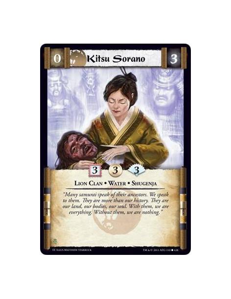 Kitsu Sorano  - Lion Clan • Water • Shugenja