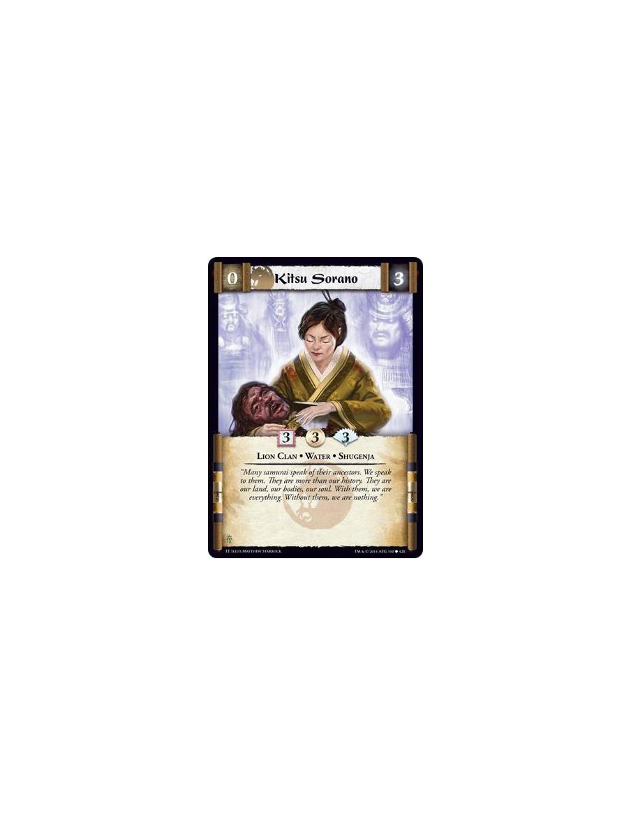 Kitsu Sorano  - Lion Clan • Water • Shugenja