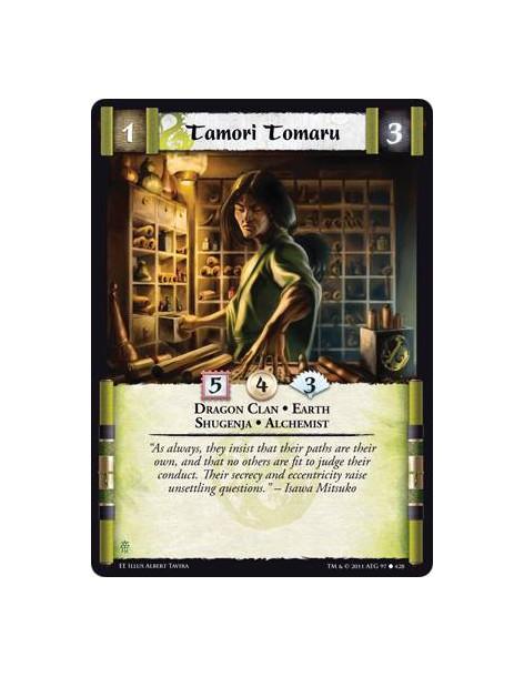 Tamori Tomaru  - Dragon Clan • Earth • Shugenja • Alchemist