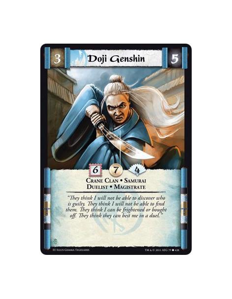 Doji Genshin  - Crane Clan • Samurai • Duelist • Magistrate
