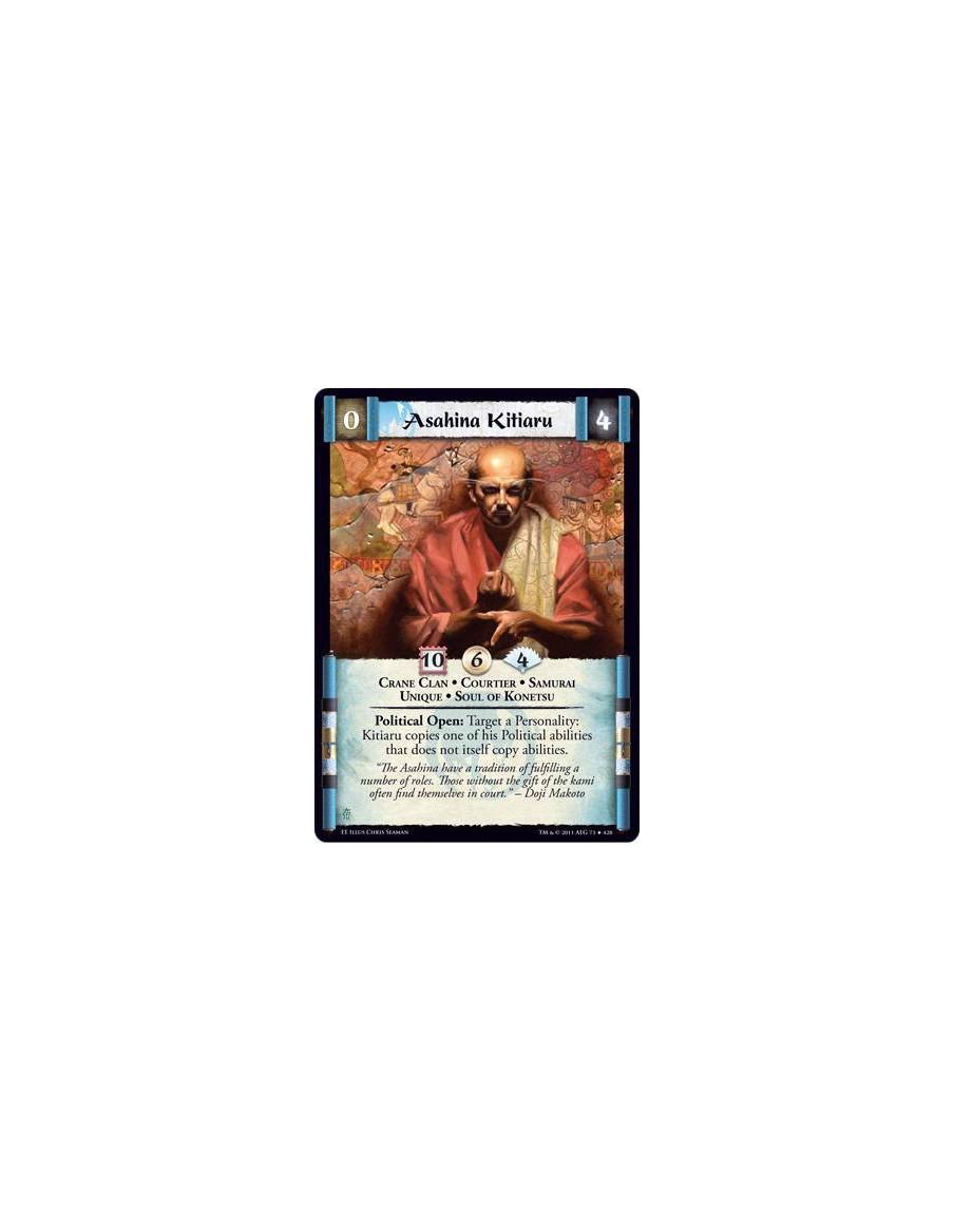 Asahina Kitiaru  - Crane Clan • Courtier • Samurai • Unique • Soul of KonetsuPolitical Open: Target a Personality: Kitiaru copie