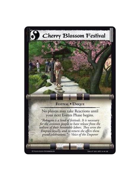 Cherry Blossom Festival  - Festival • UniqueNo players may take Reactions until your next Events Phase begins.