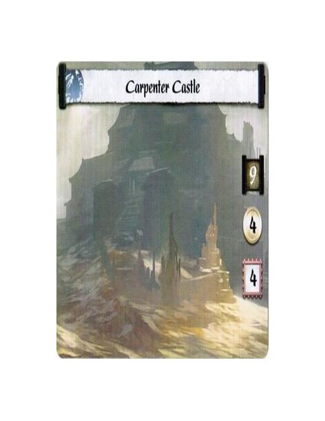 Carpenter Castle FULL BLEED  - CastleSiege Battle: Bow your target Castle or Siege card: Ranged 5 Attack. If this targeted a car