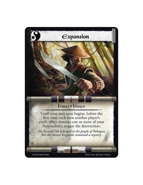 Expansion  - Forest • UniqueUntil your next turn begins, before the first time each turn another player's card's effect destroys
