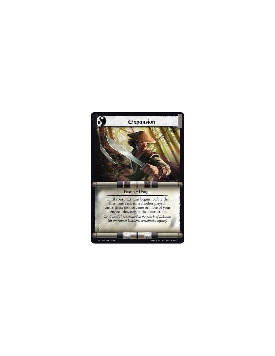 Expansion  - Forest • UniqueUntil your next turn begins, before the first time each turn another player's card's effect destroys