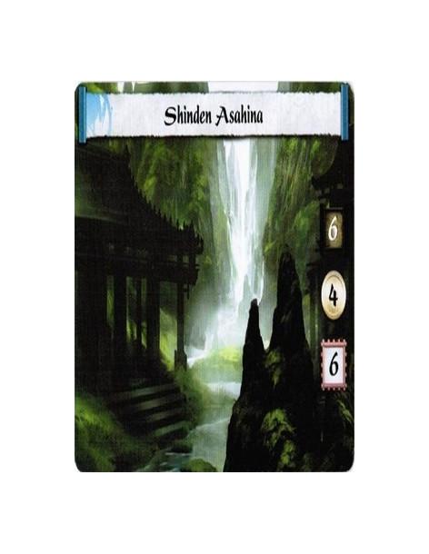 Shinden Asahina Full Bleed  - TempleOpen: Even if this card is bowed, bow your performing Shugenja and target another player’s u