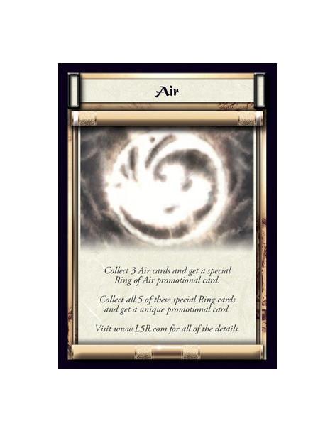 Air  - Collect 3&nbsp;Air cards and get a special&nbsp;Ring of Air&nbsp;promotional card.  Collect all&nbsp;5 of these special R