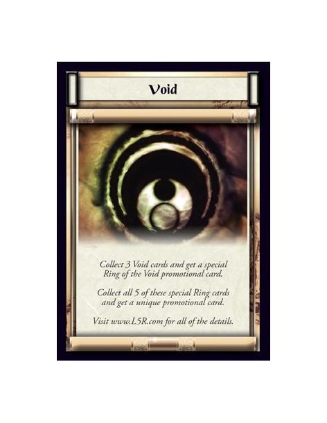 Void  - Collect 3&nbsp;Void cards and get a special&nbsp;Ring of Void&nbsp;promotional card.  Collect all&nbsp;5 of these specia