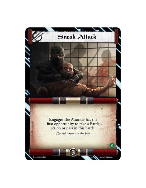 Sneak Attack (Alternate Art)  - Engage: The Attacker has the first opportunity to take a Battle action or pass in this battle.