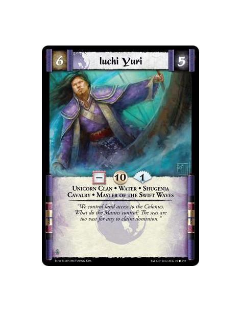 Iuchi Yuri  - Unicorn Clan • Water • Shugenja • Cavalry • Master of the Swift Waves