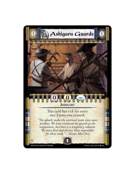 Ashigaru Guards  - AshigaruThis card has +1F for every two Farms you control.