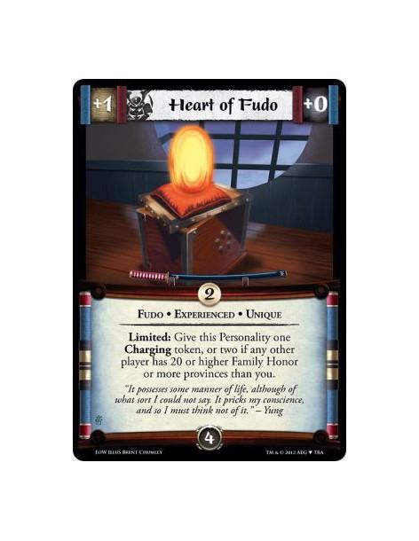 Heart of Fudo Exp  - Fudo • Experienced • UniqueLimited: Give this Personality one Charging token, or two if any other player ha