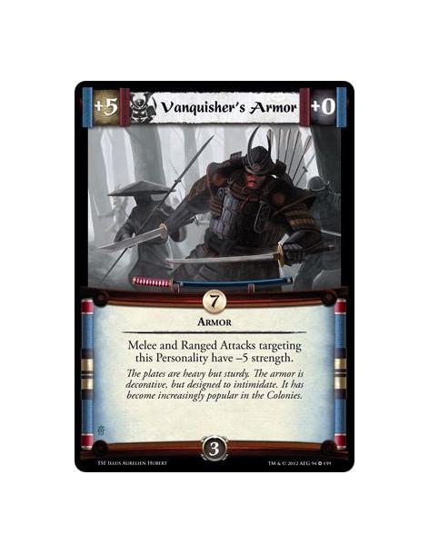 Vanquisher's Blades  - WeaponReaction: After this card enters play: Create a +2F/+1C Weapon Item and attach it to this Personali