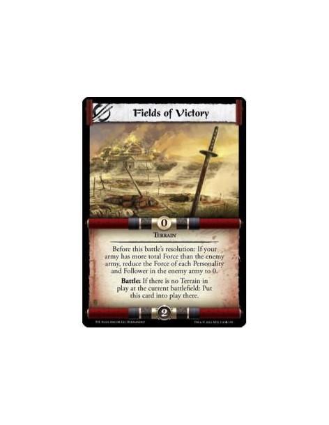 Fields of Victory  - TerrainBefore this battle’s resolution: If your army has more total Force than the enemy army, reduce the F