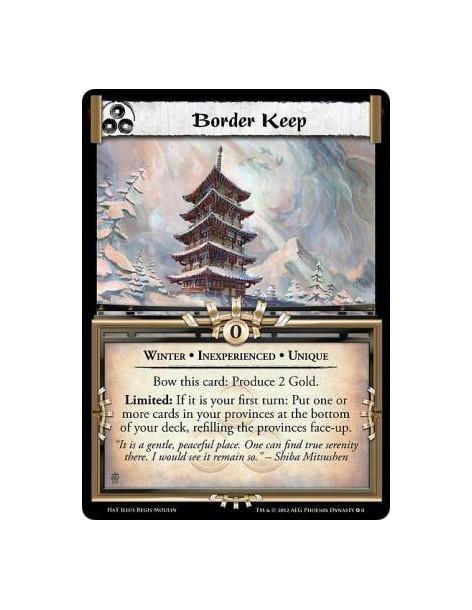 Border Keep Inexp (Phoenix Flavor)  - Winter • Inexperienced • UniqueBow this card: Produce 2 Gold. Limited: If it is your first