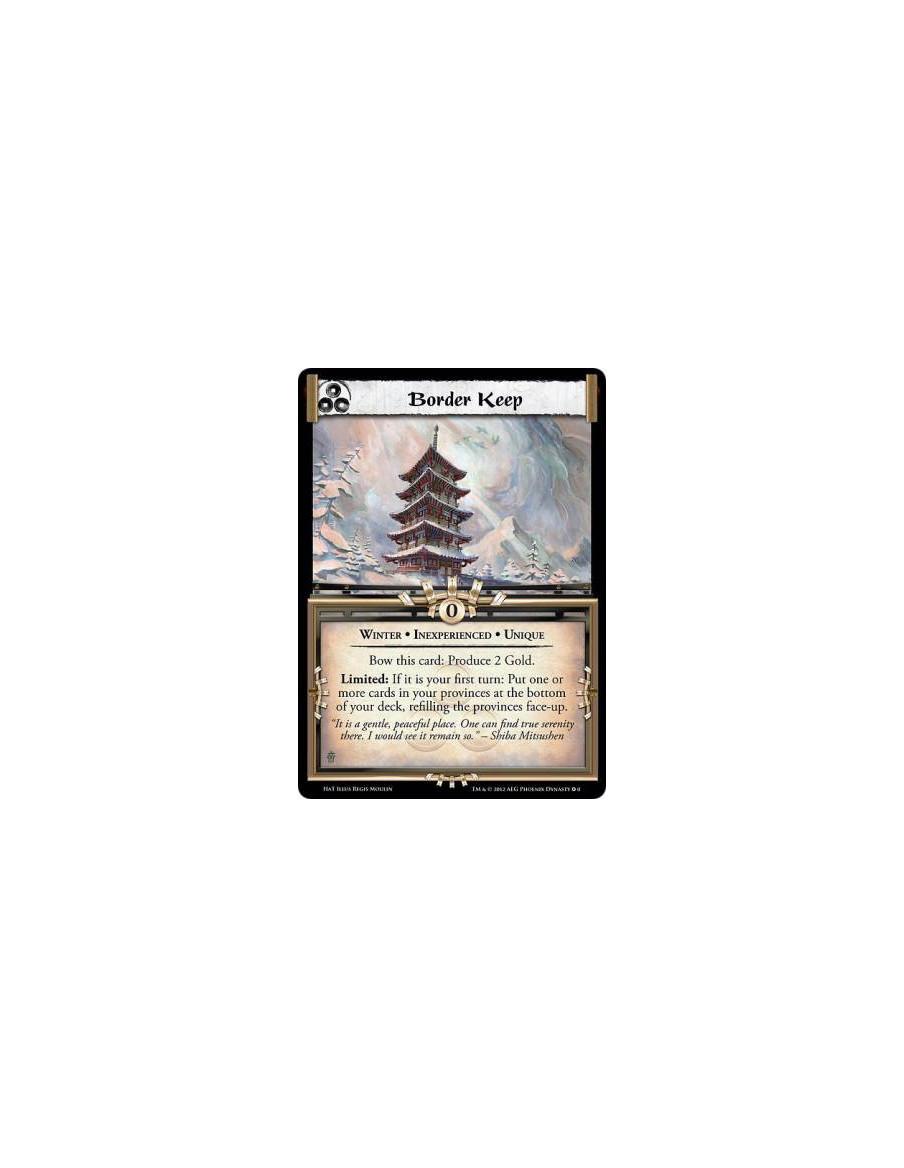 Border Keep Inexp (Phoenix Flavor)  - Winter • Inexperienced • UniqueBow this card: Produce 2 Gold. Limited: If it is your first