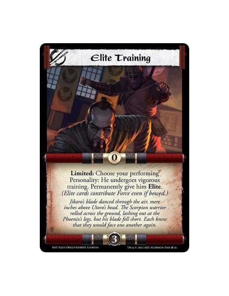 Elite Training  -     Limited: Choose your performing Personality: He undergoes vigorous training. Permanently give him Elite. (