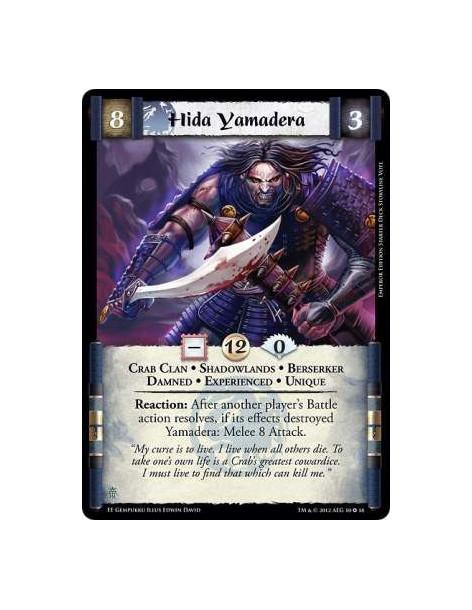 Hida Yamadera Exp  - Crab Clan • Shadowlands • Berserker • Damned • Experienced • UniqueReaction: After another player's Battle 