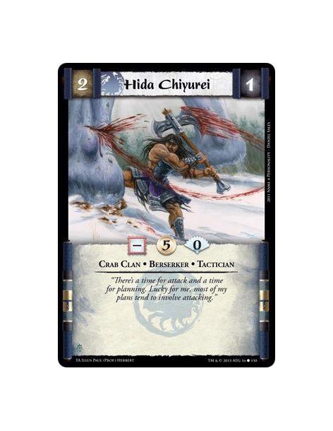Hida Chiyurei  - Crab Clan • Berserker • Tactician