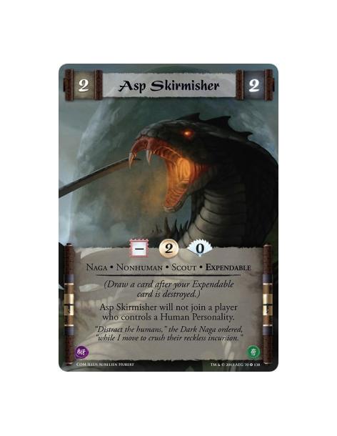 Asp Skirmisher FULL BLEED  - Naga • Nonhuman • Scout • Expendable(Draw a card after your Expendable card is destroyed.)Asp Skirm