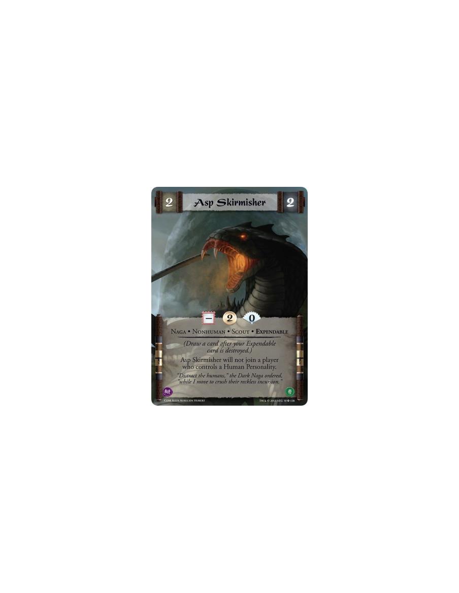 Asp Skirmisher FULL BLEED  - Naga • Nonhuman • Scout • Expendable(Draw a card after your Expendable card is destroyed.)Asp Skirm