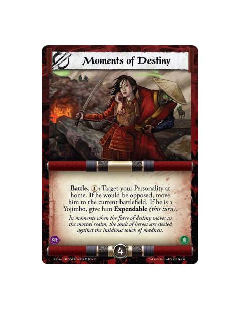 Moments of Destiny  - Battle, : Target your Personality at home. If he would be opposed, move him to the current battlefield. If