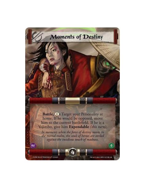 Moments of Destiny FULL BLEED  - Battle, : Target your Personality at home. If he would be opposed, move him to the current batt