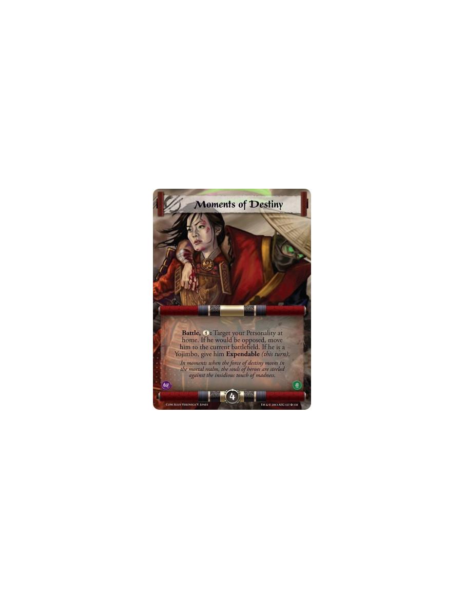 Moments of Destiny FULL BLEED  - Battle, : Target your Personality at home. If he would be opposed, move him to the current batt