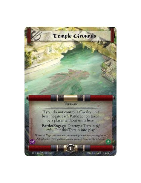 Temple Grounds FULL BLEED  - TerrainIf you do not control a Cavalry unit here, negate each Battle action taken by a player witho