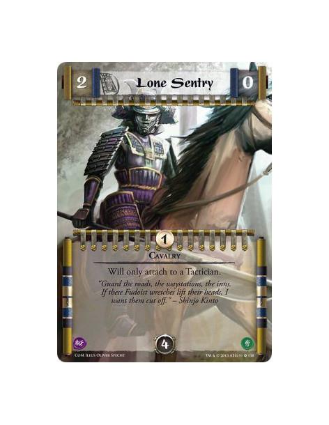 Lone Sentry FULL BLEED  - CavalryWill only attach to a Tactician.