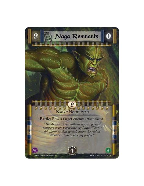 Naga Remnants FULL BLEED  - Naga • NonhumanBattle: Bow a target enemy attachment.