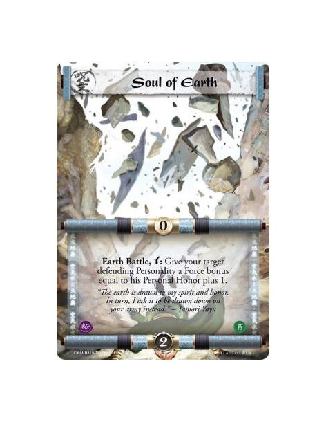 Soul of Earth FULL BLEED  - Earth  Earth Battle, w: Give your target defending Personality a Force bonus equal to his Personal H