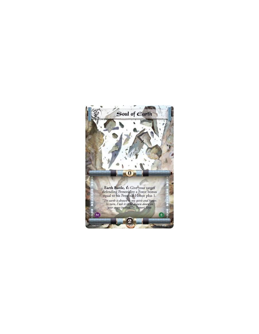 Soul of Earth FULL BLEED  - Earth  Earth Battle, w: Give your target defending Personality a Force bonus equal to his Personal H