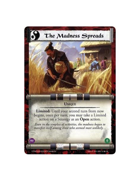The Madness Spreads FOIL  - UniqueLimited: Until your second turn from now begins, once per turn, you may take a Limited action 