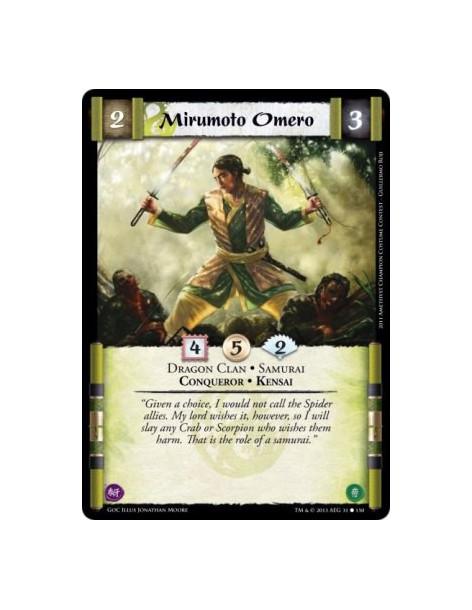 Mirumoto Omero  - Conqueror • Dragon Clan • Kensai • Samurai 