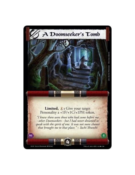 A Doomseeker's Tomb  - Limited, 1: Give your target Personality a +1F/+1C/+1PH token.