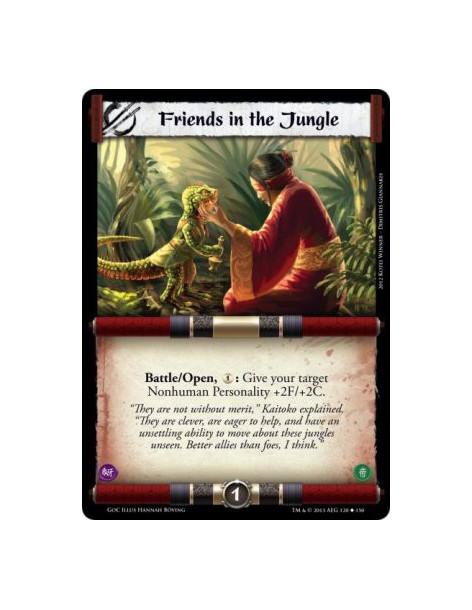 Friends in the Jungle  - Battle, 1: Give your target Nonhuman Personality +2F/+2C.
