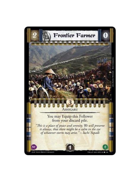 Frontier Farmer  - AshigaruYou may Equip this Follower from your discard pile.