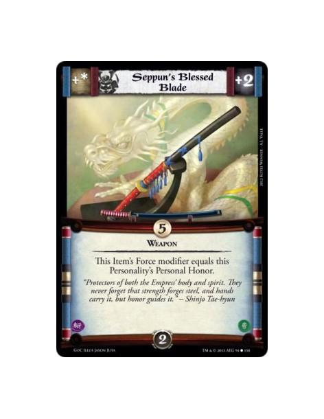 Seppun's Blessed Blade  - WeaponThis Item's Force modifier equals this Personality's Personal Honor.