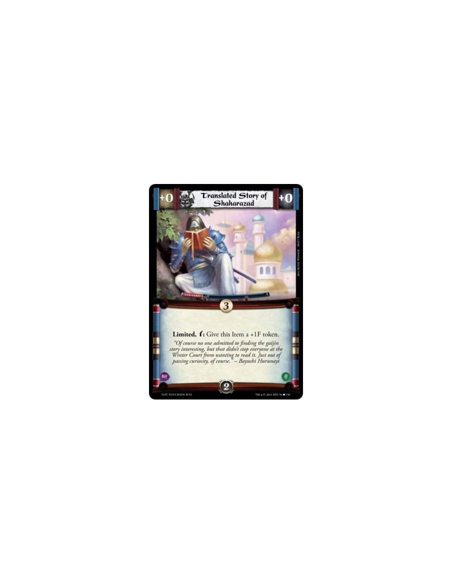 Translated Story of Shaharazad  - Limited, w: Give this Item a +1F token.