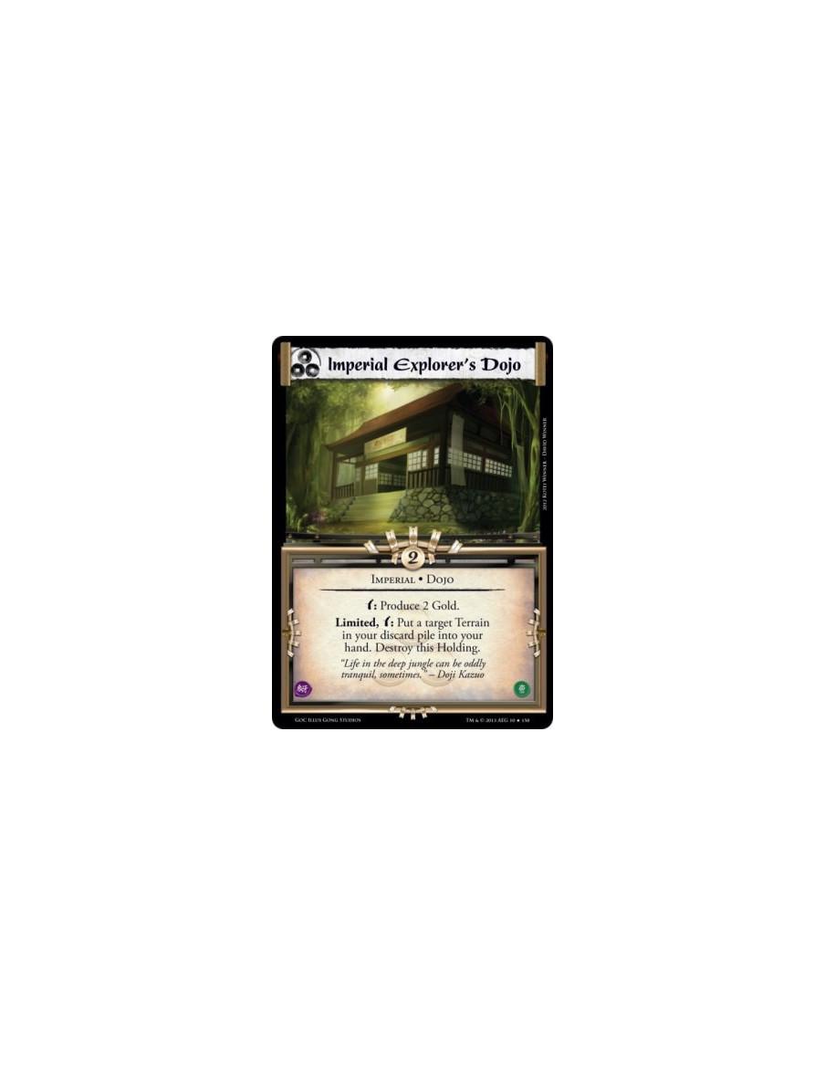 Imperial Explorer's Dojo FOIL  - Imperial • Dojow: Produce 2 Gold.Limited, w: Put a target Terrain in your discard pile into you