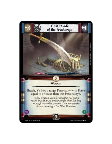 Lost Blade of the Maharaja FOIL  - WeaponBattle, w: Bow a target Personality with Force equal to or lower than this Personality'