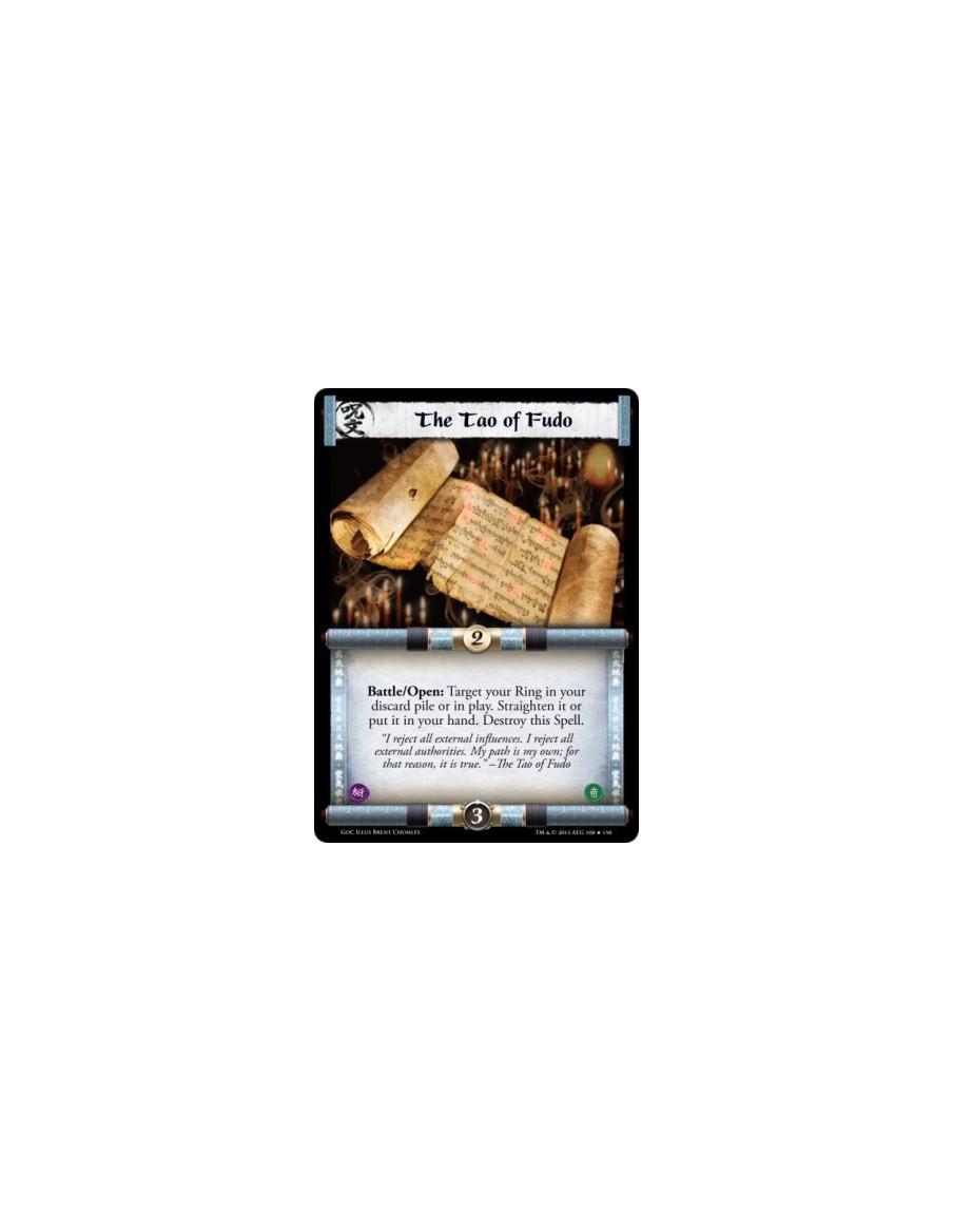 The Tao of Fudo FOIL  - Battle/Open: Target your Ring in your discard pile or in play. Straighten it or put it in your hand. Des